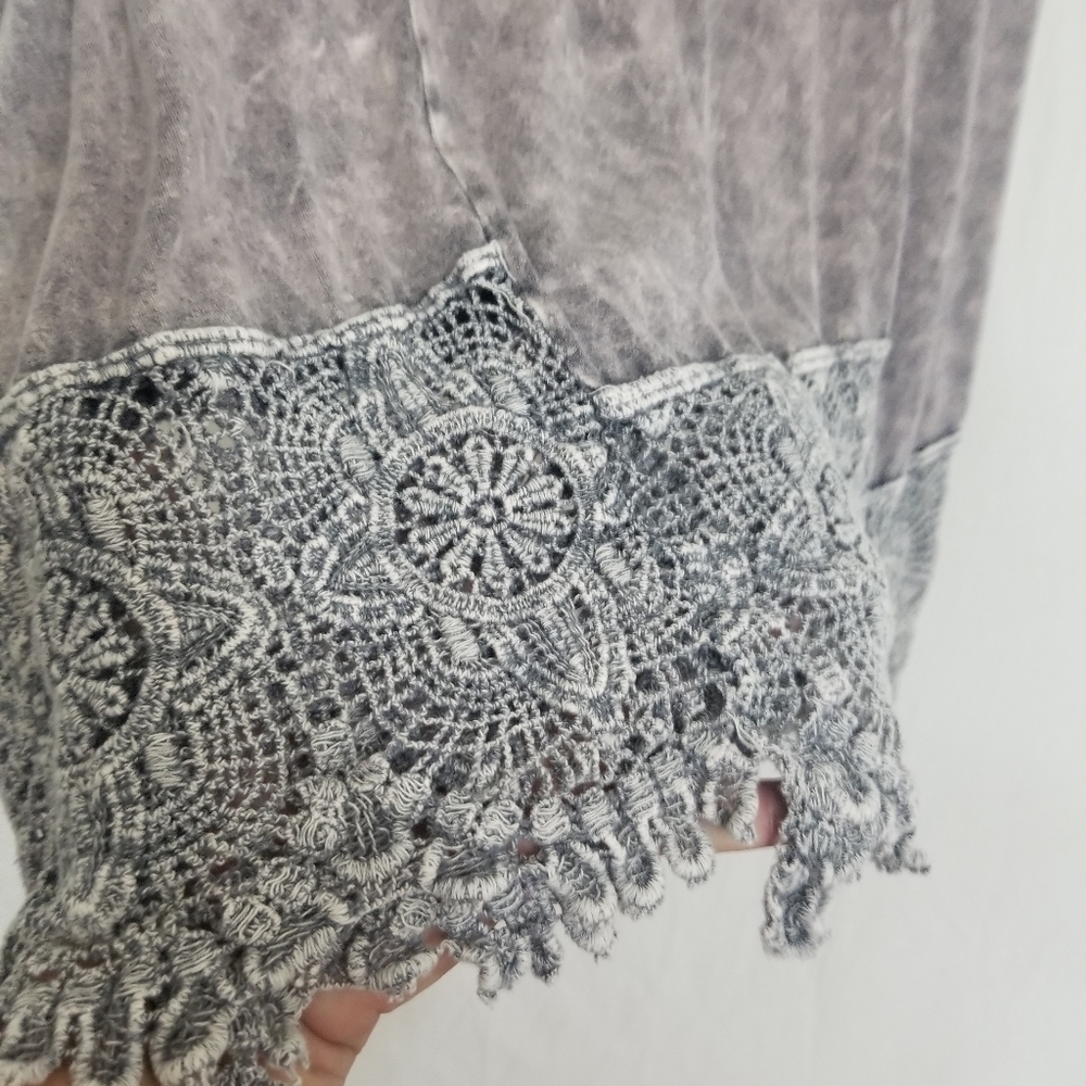 Agree Gray washed Sleeves dress - Picture 4 of 7